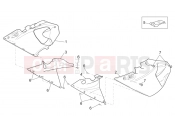 APRILIA SL 1000 Falco Central body - Fairings