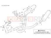 APRILIA SL 1000 Falco Exhaust pipe
