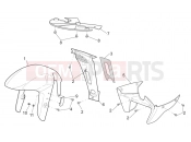 APRILIA SL 1000 Falco Front body - Front mudguard