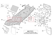 APRILIA SL 1000 Falco Rear body  - Undersaddle