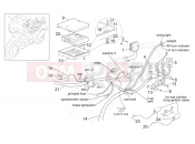 APRILIA SL 1000 Falco Rear electrical system