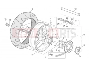 APRILIA SL 1000 Falco Rear wheel