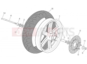 APRILIA Sport City 125-200 Front wheel