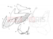 APRILIA Sport City 125-200 Front body  -  Front cover