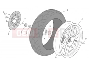 APRILIA Sport City 125-200 Rear wheel