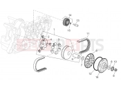 APRILIA Sport City 125-200 Variator assembly