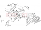 APRILIA Sport City 125-200-250 Exhaust unit
