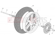 APRILIA Sport City 125-200-250 Front wheel