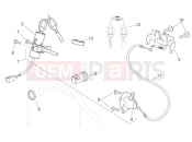 APRILIA Sport City 125-200-250 Lock hardware kit