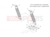 APRILIA Sport City 125-200-250 Rear shock absorber