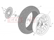 APRILIA Sport City 125-200-250 Rear wheel