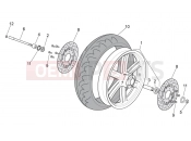 APRILIA Sport City Cube 250-300 IE Front wheel