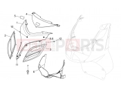 APRILIA Sport City Cube 250-300 IE Front body  -  Front cover