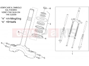 APRILIA Sport City Cube 250-300 IE Front fork - Stem base