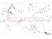 APRILIA Sport City Cube 250-300 IE Lock hardware kit
