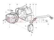 APRILIA Sport City ONE 125 4T Head cover