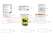 APRILIA Sport City ONE 125 4T Technical Decal