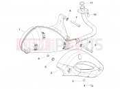 APRILIA Sport City ONE 50 4T 4V (USA-CANADA) Exhaust unit