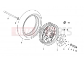 APRILIA Sport City ONE 50 4T 4V (USA-CANADA) Front wheel
