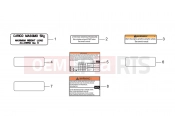 APRILIA Sport City ONE 50 4T 4V (USA-CANADA) Technical decal