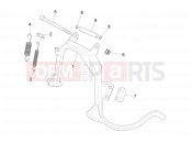 APRILIA Sport City Street 300 4T 4V Central stand