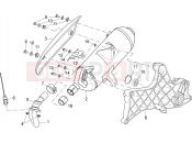 APRILIA Sport City Street 300 4T 4V Exhaust unit