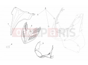 APRILIA Sport City Street 300 4T 4V Front body - Front cover