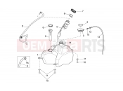 APRILIA Sport City Street 300 4T 4V Fuel tank