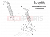 APRILIA Sport City Street 300 4T 4V Rear shock absorber