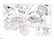 DUCATI 2008 Monster 696 MONSTER ART FAIRING » PLASTICS