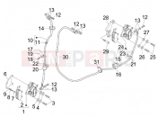 APRILIA SR MAX 125 Brakes pipes - Calipers