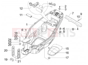 APRILIA SR MAX 125 Helmet huosing - Undersaddle