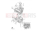 YAMAHA FZ6-N Fazer Naked FZ6-NHG FZ6 NAKED HG (5S51) 2007 CRANKCASE