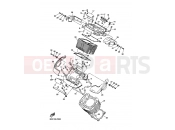 YAMAHA XVS 1300 A Midnight Star XVS1300A (11C1) 2007 CYLINDER