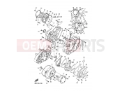 YAMAHA XVS 1300 A Midnight Star XVS1300A (11C1) 2007 CRANKCASE COVER 1