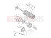 YAMAHA XVS 1300 A Midnight Star XVS1300A (11C1) 2007 CLUTCH