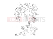 YAMAHA XVS 1300 A Midnight Star XVS1300A (11C1) 2007 SIDE COVER