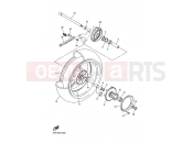 YAMAHA FJR 1300 FJR1300A (3P67) 2007 REAR WHEEL