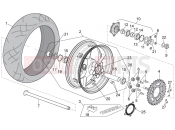 APRILIA Tuono V4 1000 R APRC ABS Rear wheel