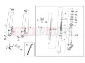 APRILIA Tuono V4 1100 Factory (ZD4TYG) Front fork