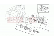 APRILIA RX 50 (3 - 5 seb.) primary gear shaft 5 speed