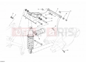 DUCATI 2008 Superbike 848 REAR SHOCK ABSORBER » SWING ARM