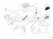 DUCATI 2008 Superbike 848 FUEL TANK » TANK/SEAT