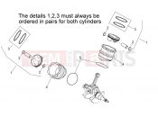APRILIA RXV 450-550 STREET LEGAL Cylinder with piston