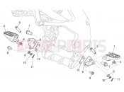 APRILIA RXV 450-550 STREET LEGAL Foot rests