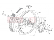APRILIA RXV 450-550 STREET LEGAL Front wheel