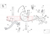 APRILIA RXV 450-550 STREET LEGAL Rear brake system