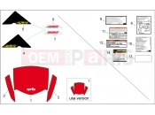APRILIA RXV-SXV 450-550 Plates-Front body Decals