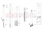 APRILIA SXV 450-550 STREET LEGAL Front fork
