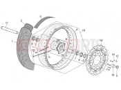 APRILIA SXV 450-550 STREET LEGAL Front wheel